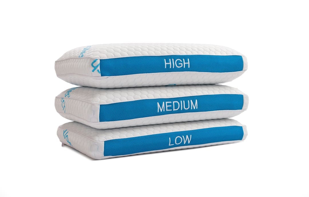 Cool gel pressure relieving memory foam pillow