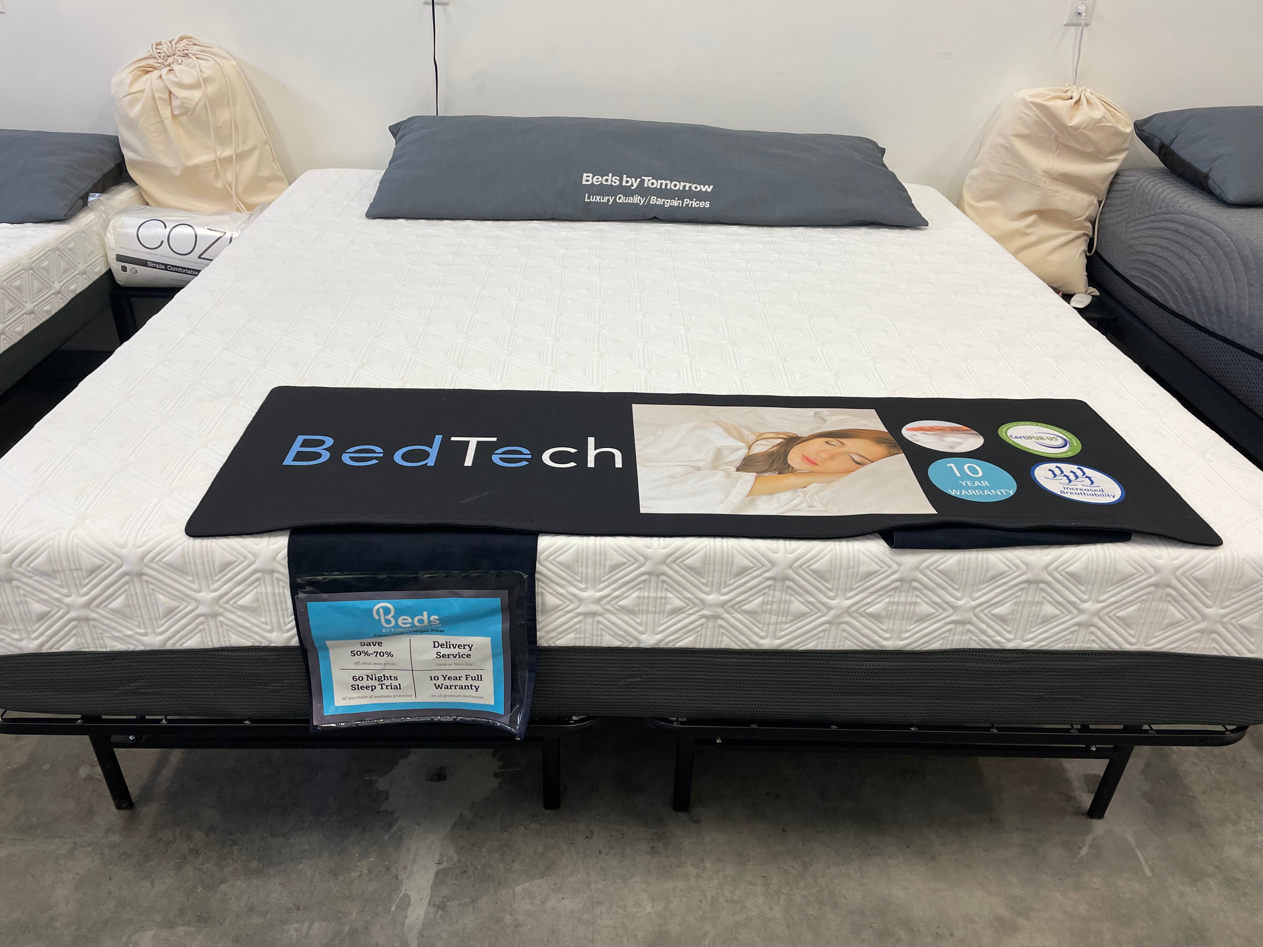 Premium PurGel 10 Memory Foam Mattress Beds by Tomorrow